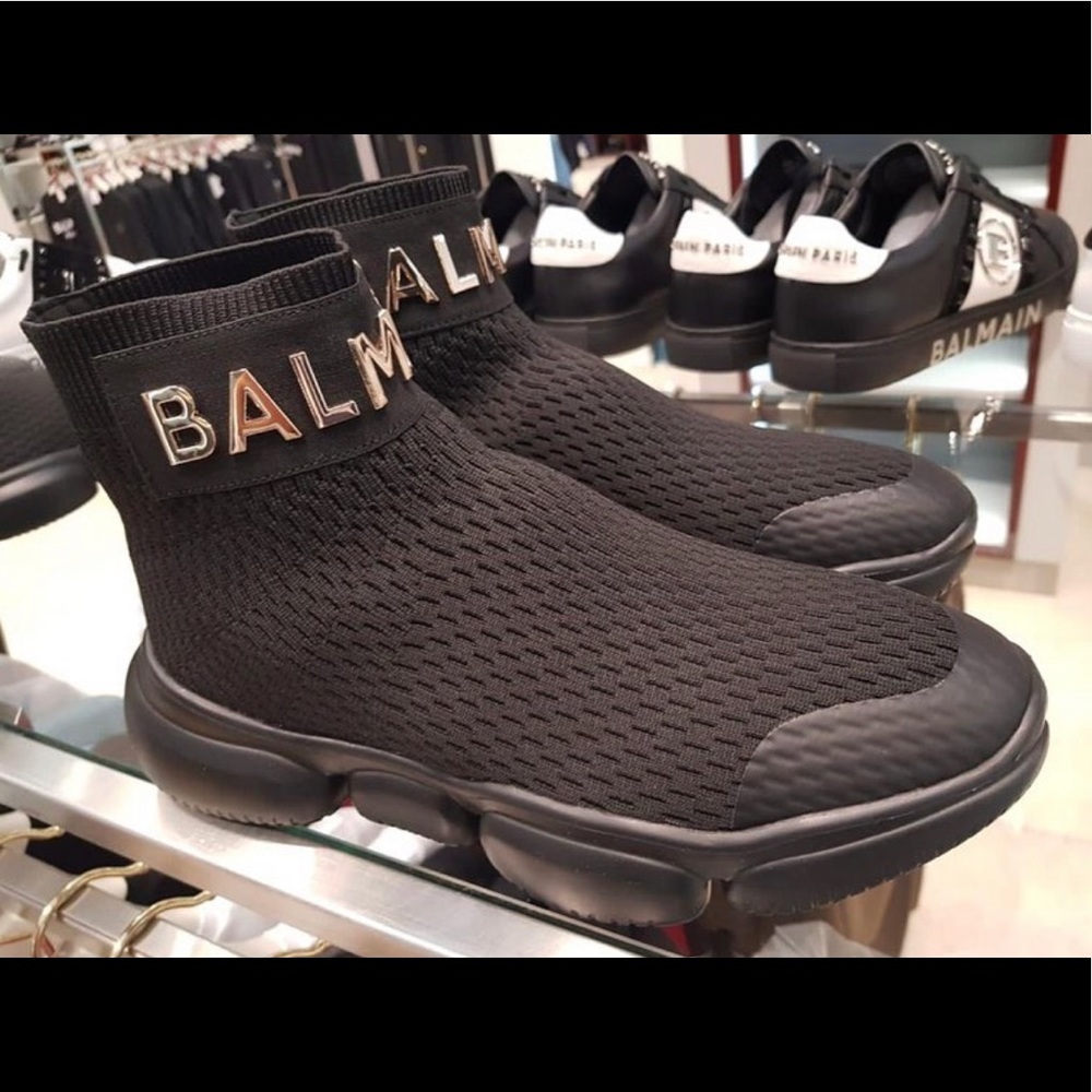 Balmain black sneakers